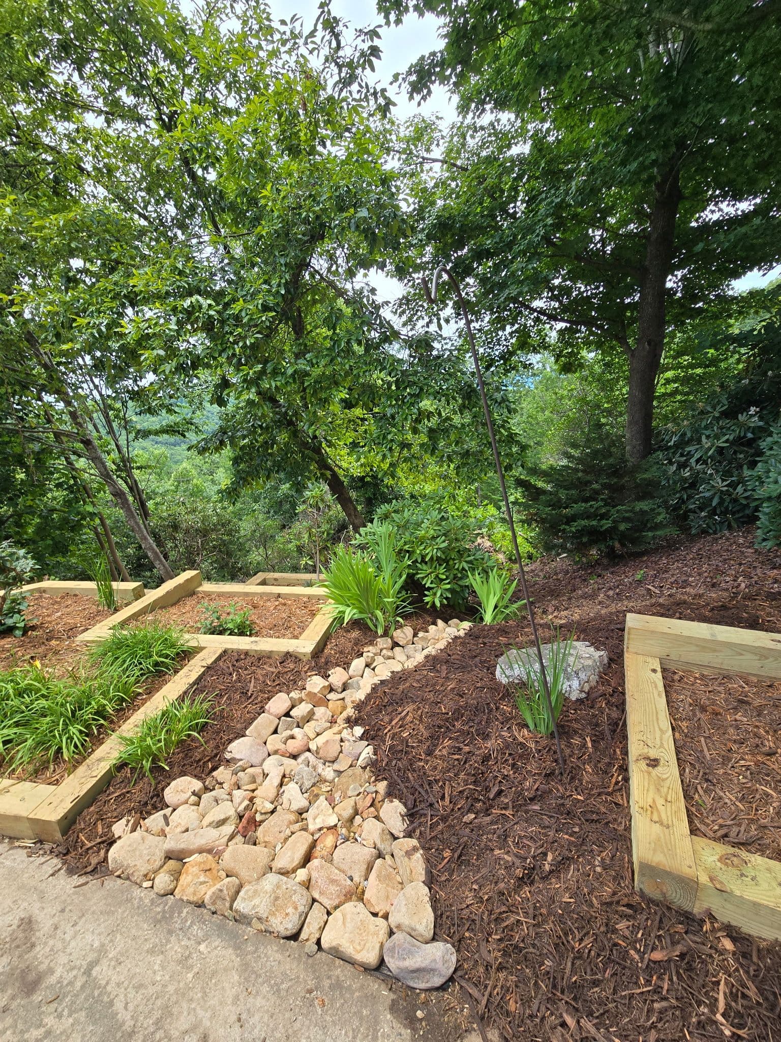 Dry Creek Bed and Butterfly Garden in Laurel Park