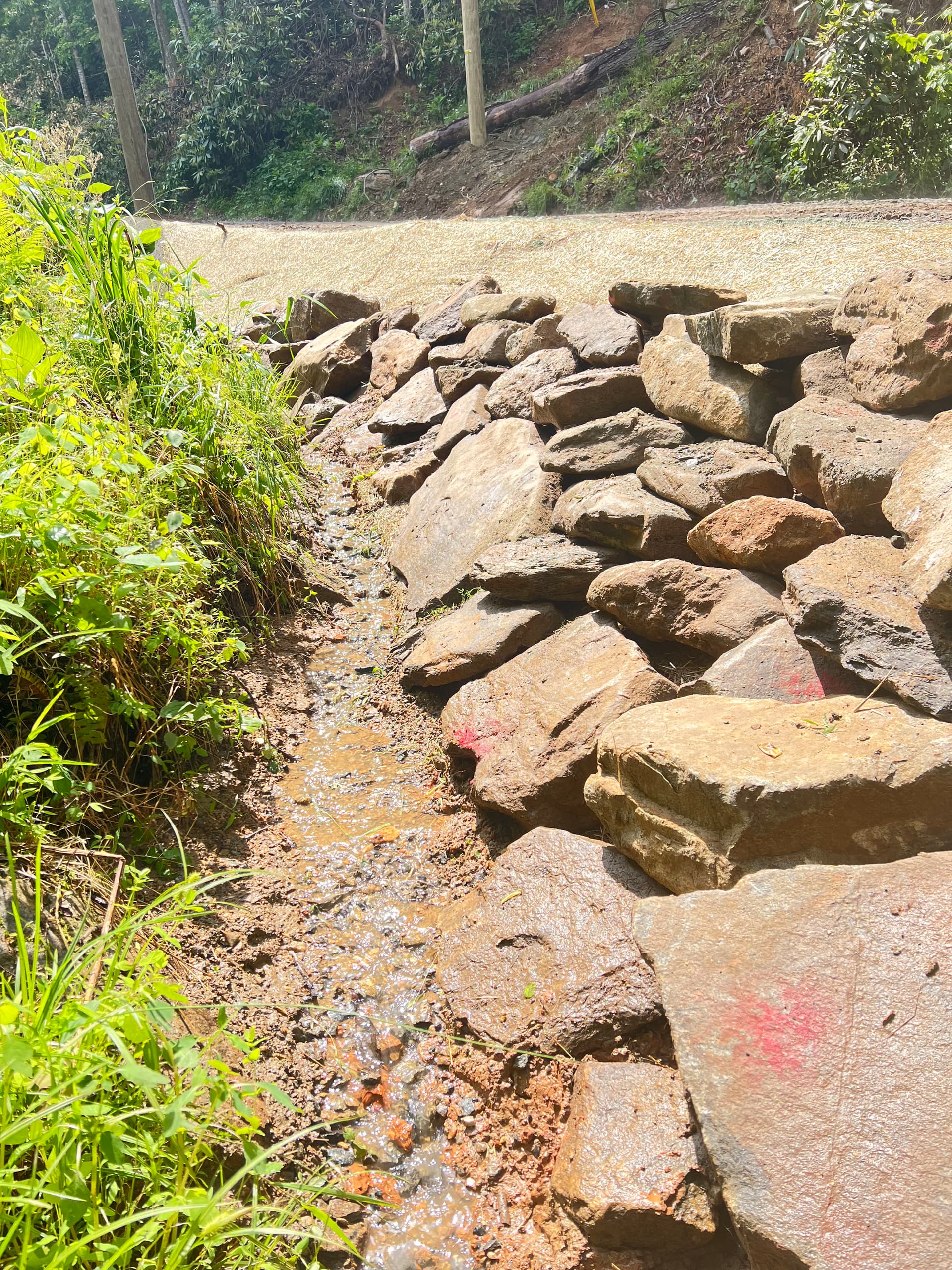 Gallery photos for Mountain Road Widening and Erosion Control in Western North Carolina: Image #3