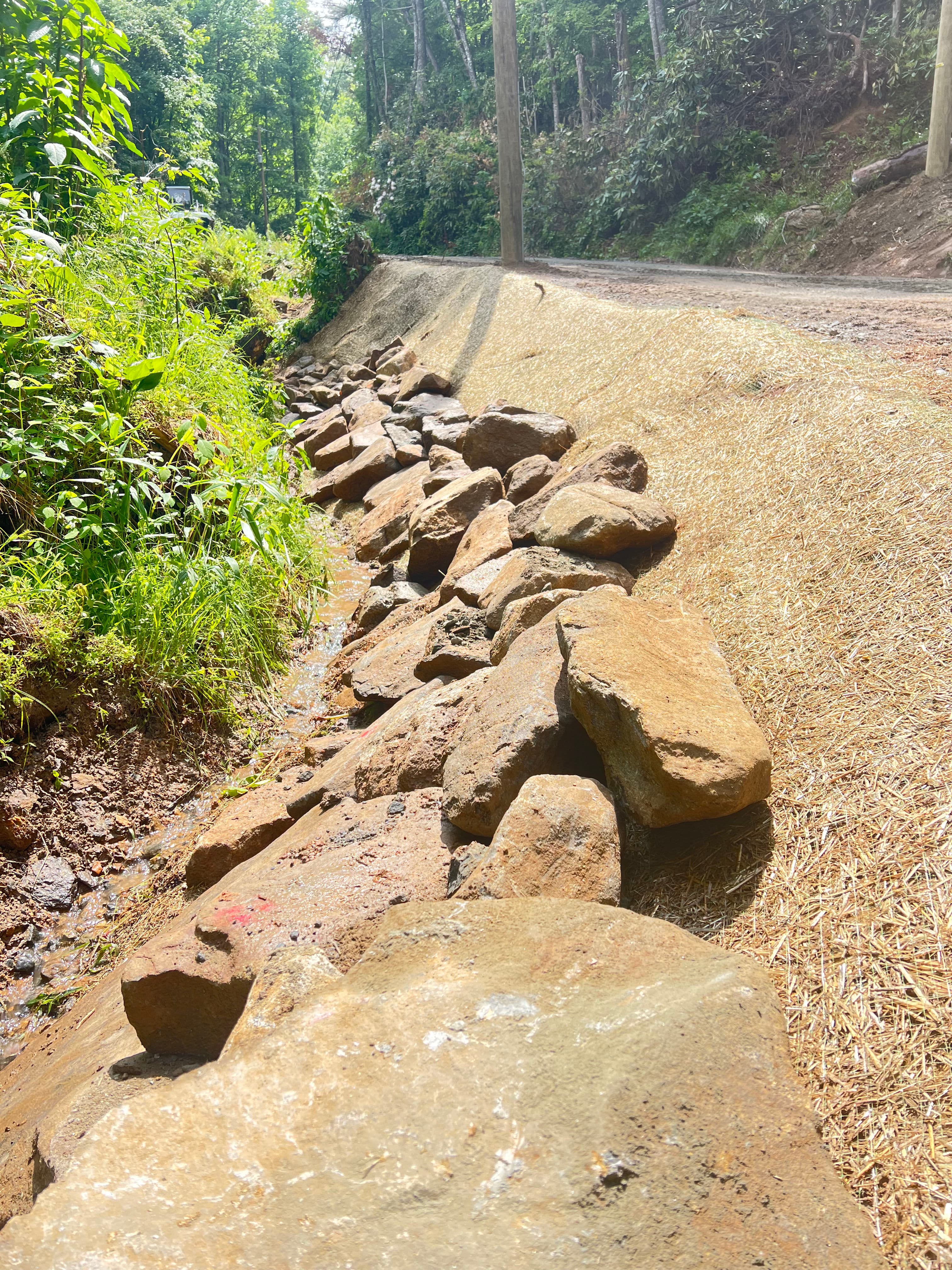 Project Mountain Road Widening and Erosion Control in Western North Carolina image