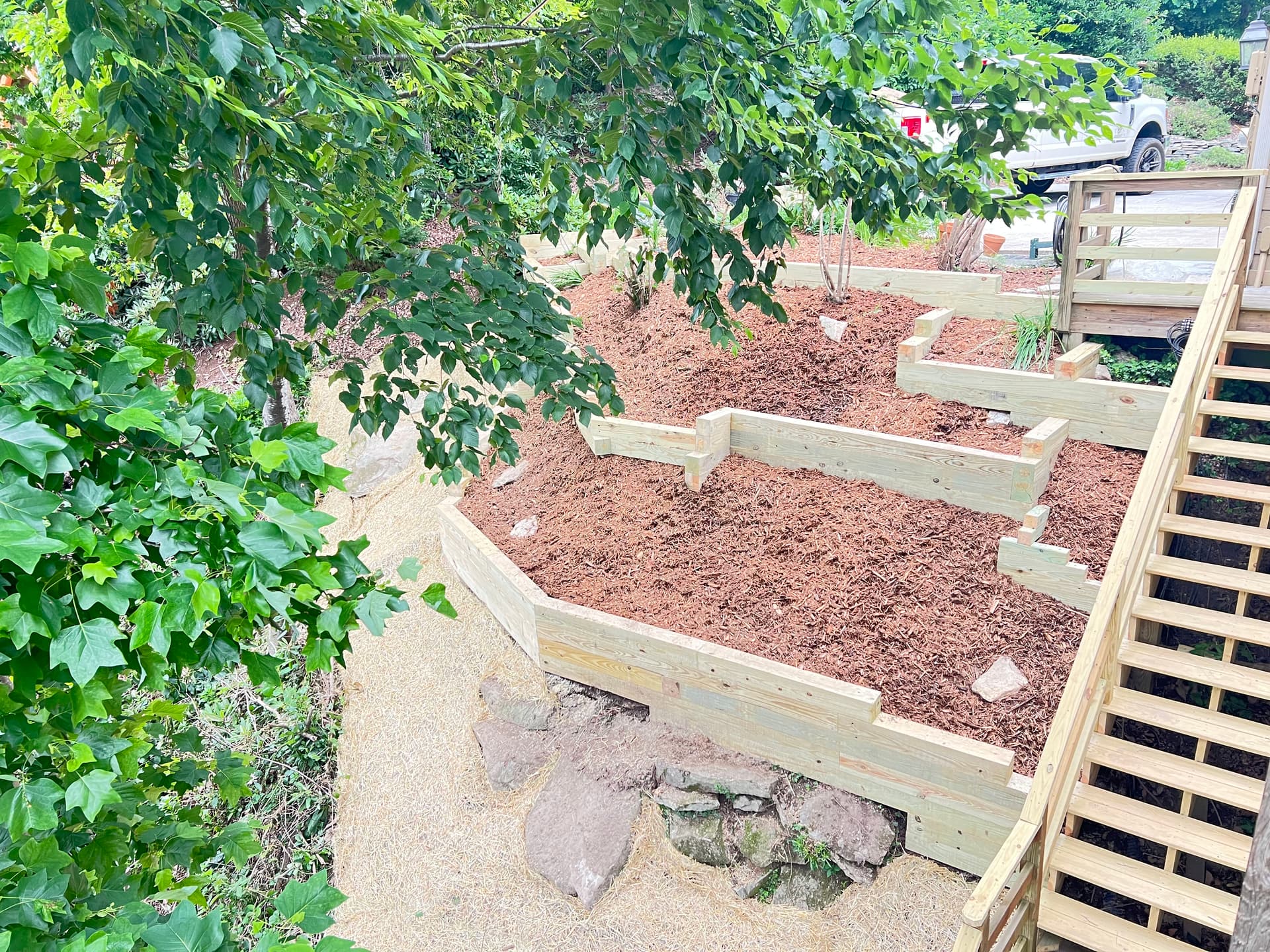 Gallery photos for Slope Drainage and Retaining Walls Tackle Laurel Park Washout: Image #4