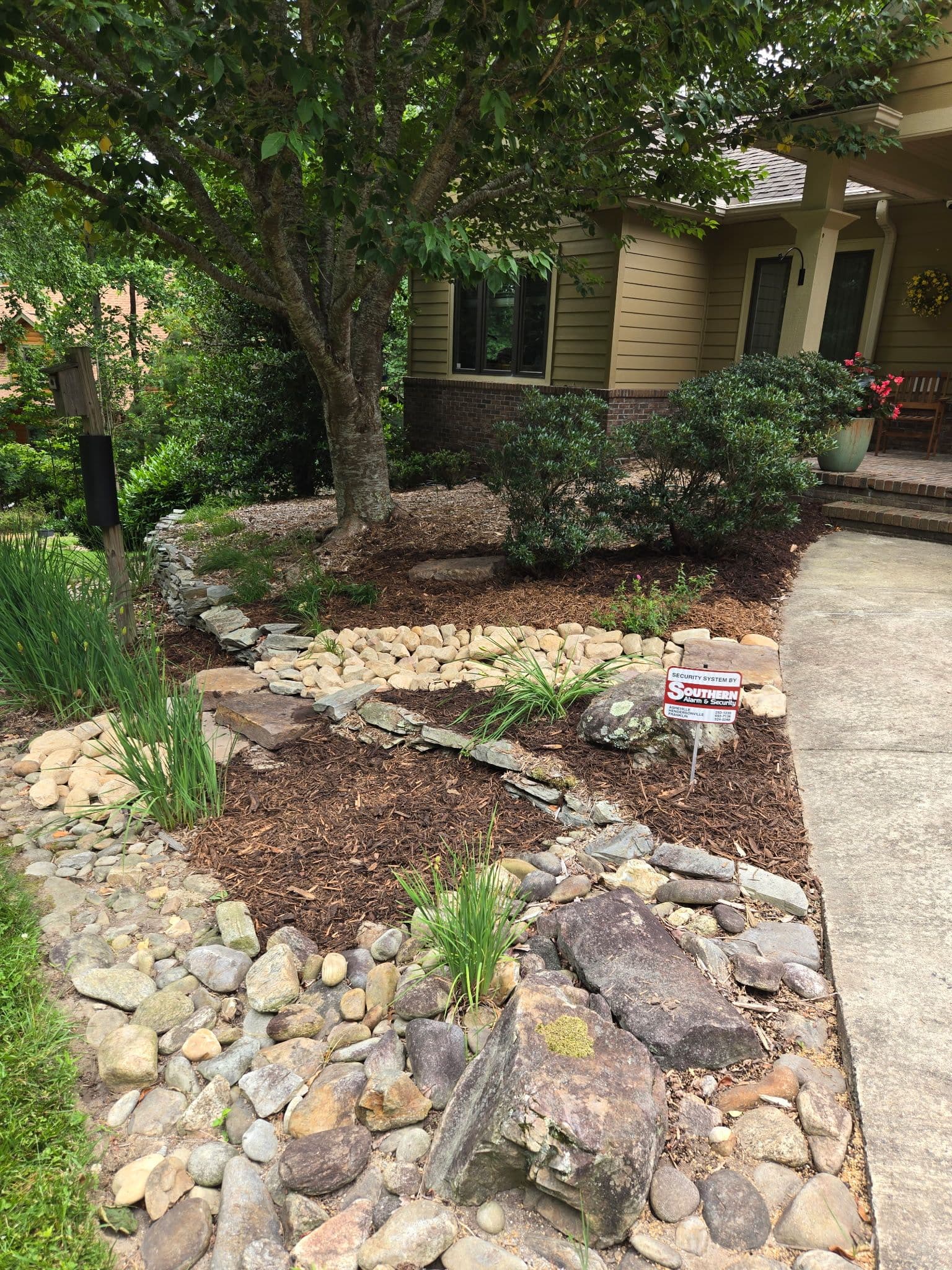 Dry Creek Bed and Butterfly Garden in Laurel Park