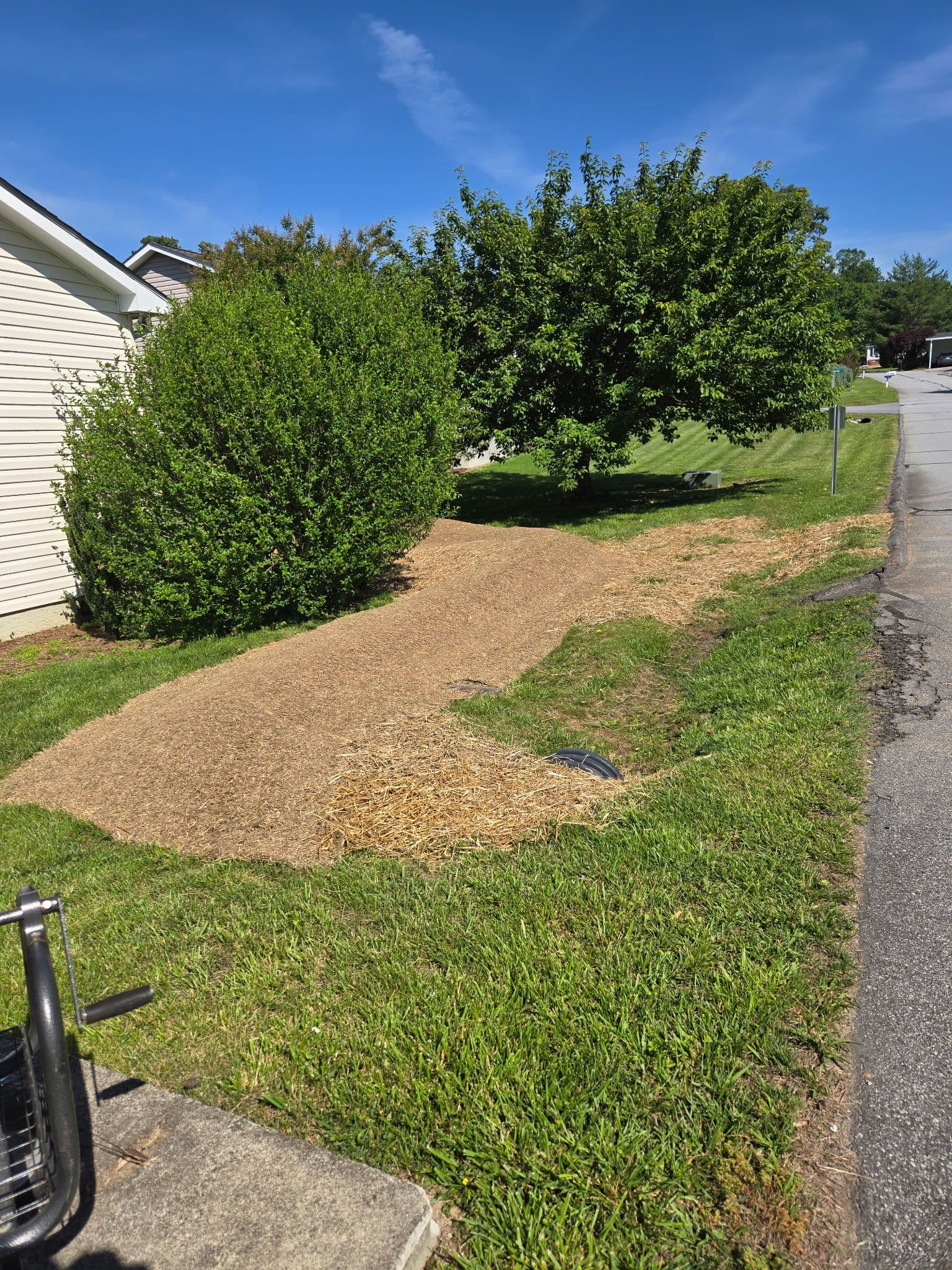 Gallery photos for Stormwater Pipe Repair and Berm Installation in Hendersonville: Image #4